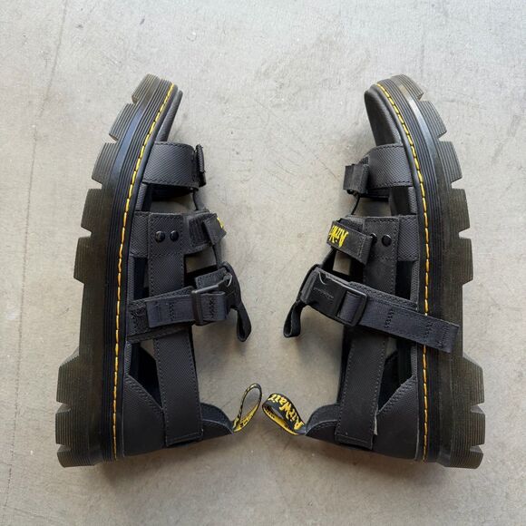 Dr Doc Martens Mens 11 Pearson Straps Chunky Webbing Air Wair Sandals Buckle main image 6